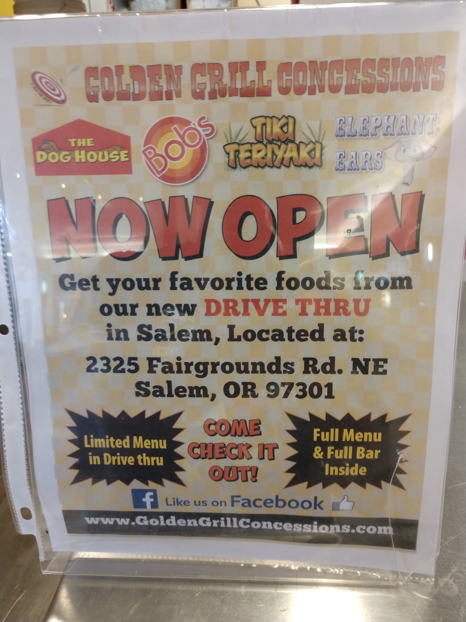 Bob's Burger Express Menu