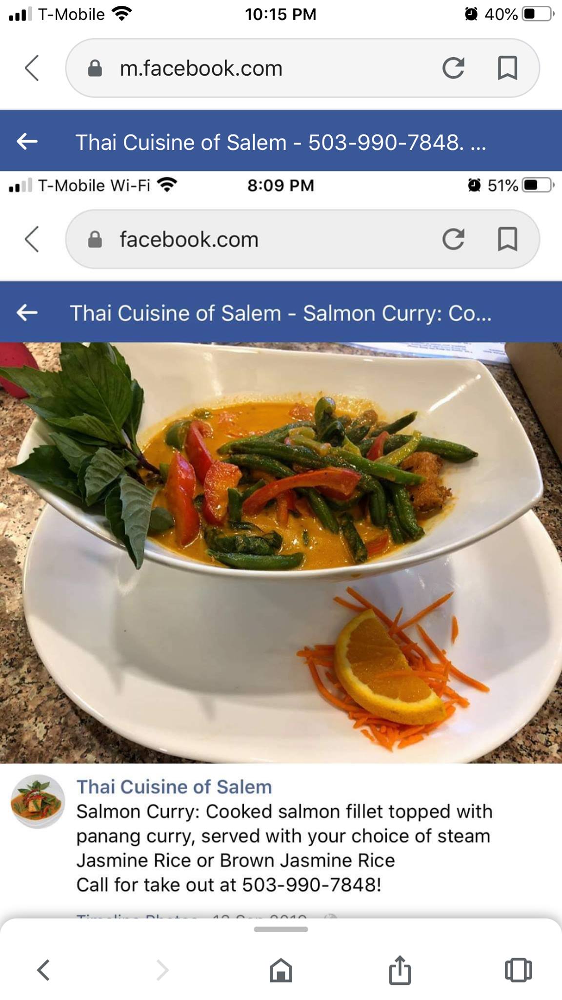 Thai Cuisine of Salem 2916 Commercial St SE, Salem