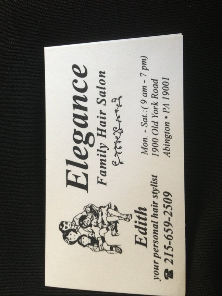 Elegance Family Salon 1900 Old York Rd, Abington