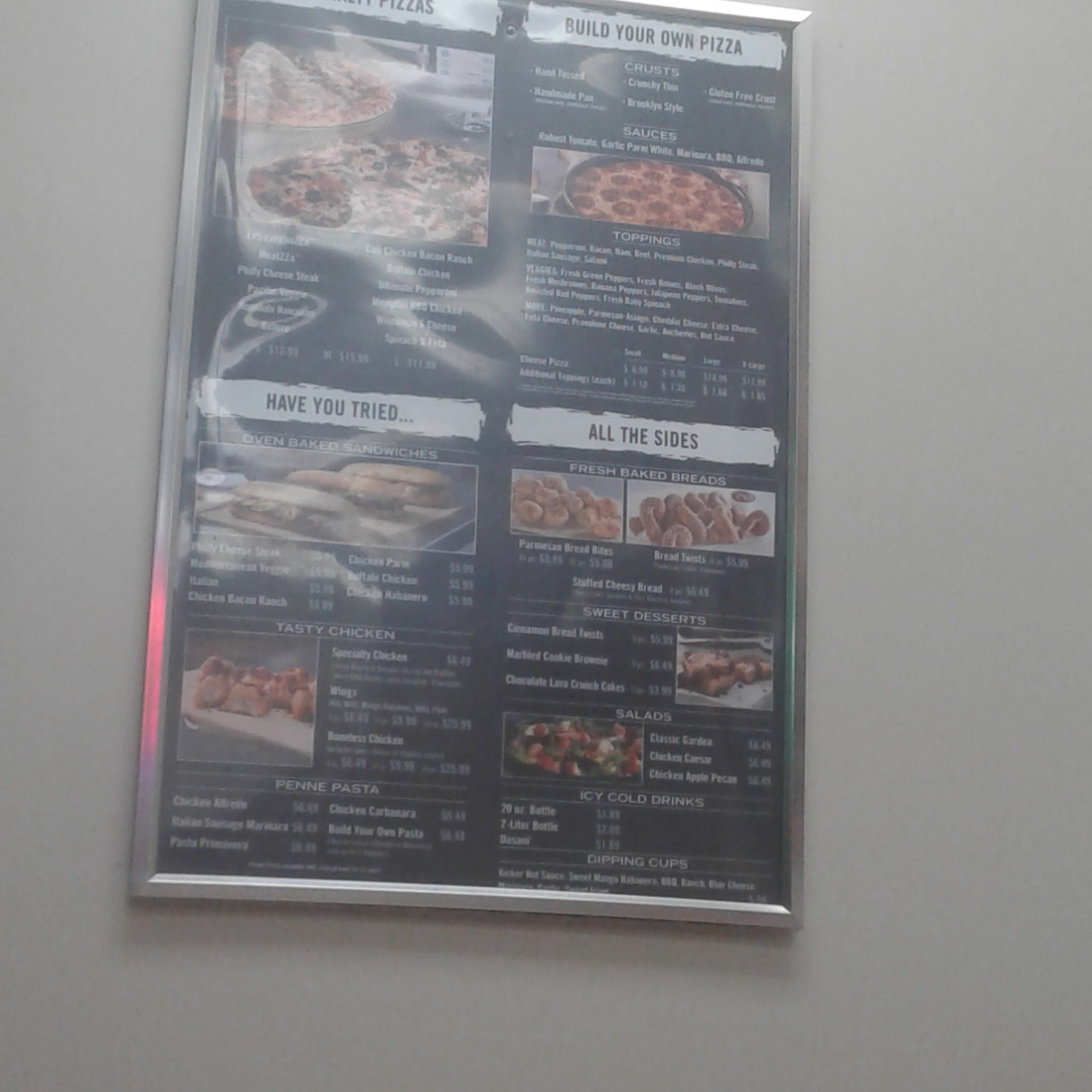 Domino's Pizza Menu