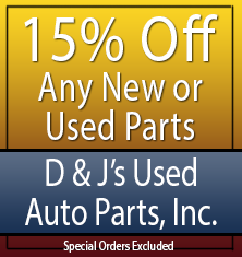 D & J's Used Auto Parts Inc