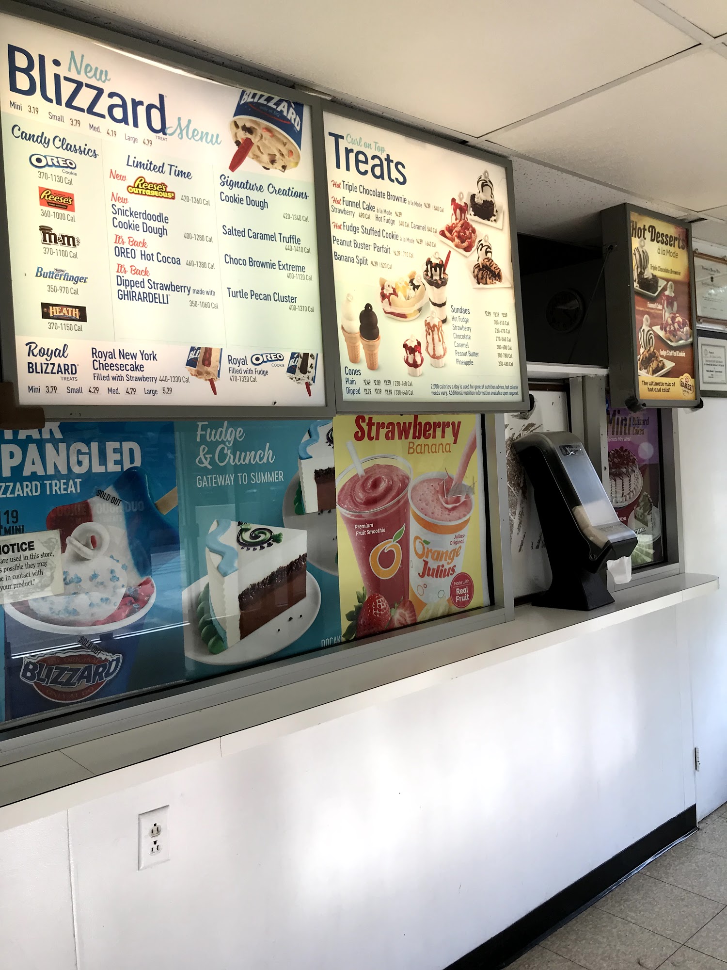 Dairy Queen (Treat Menu