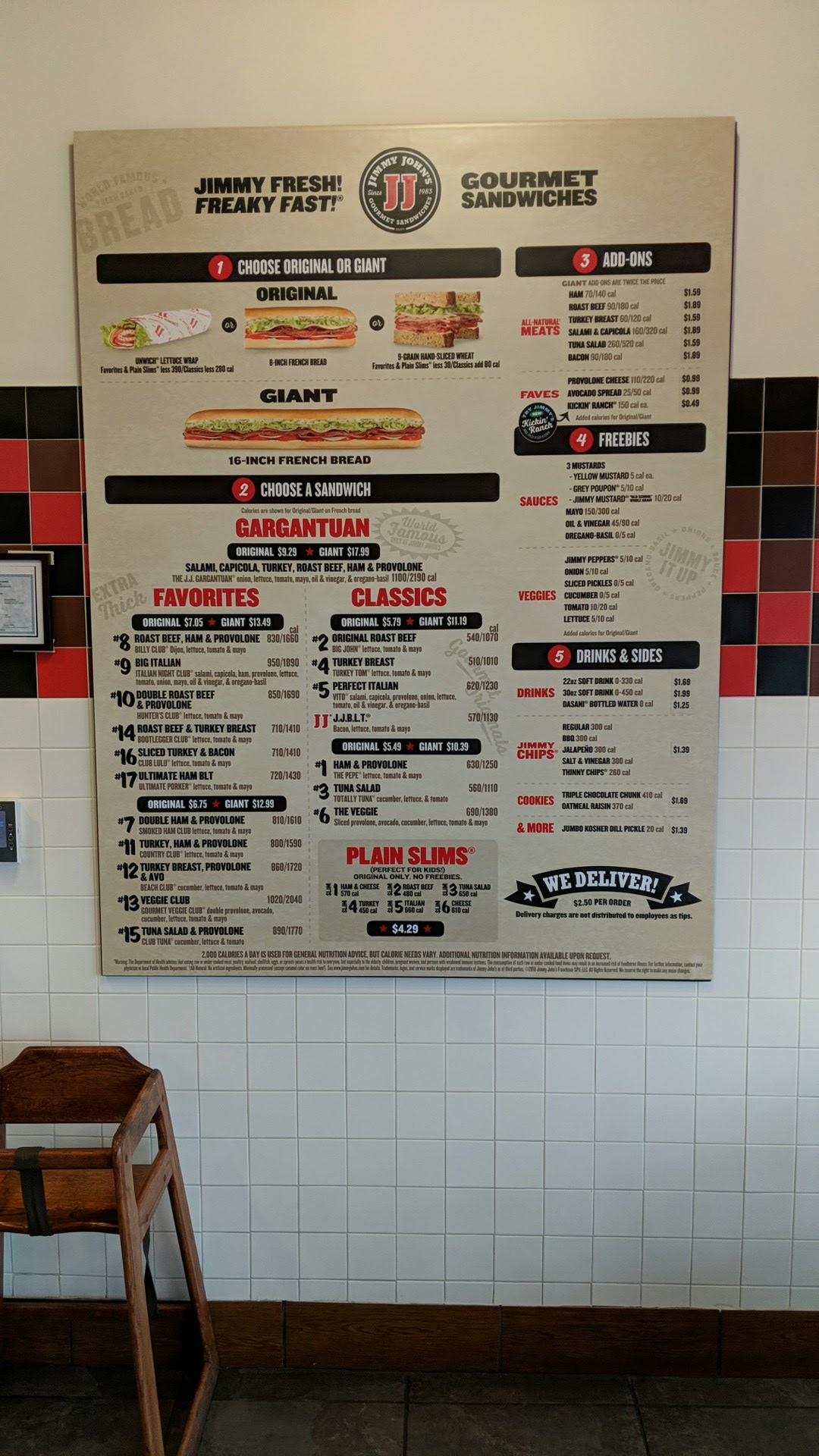 Jimmy John's Menu