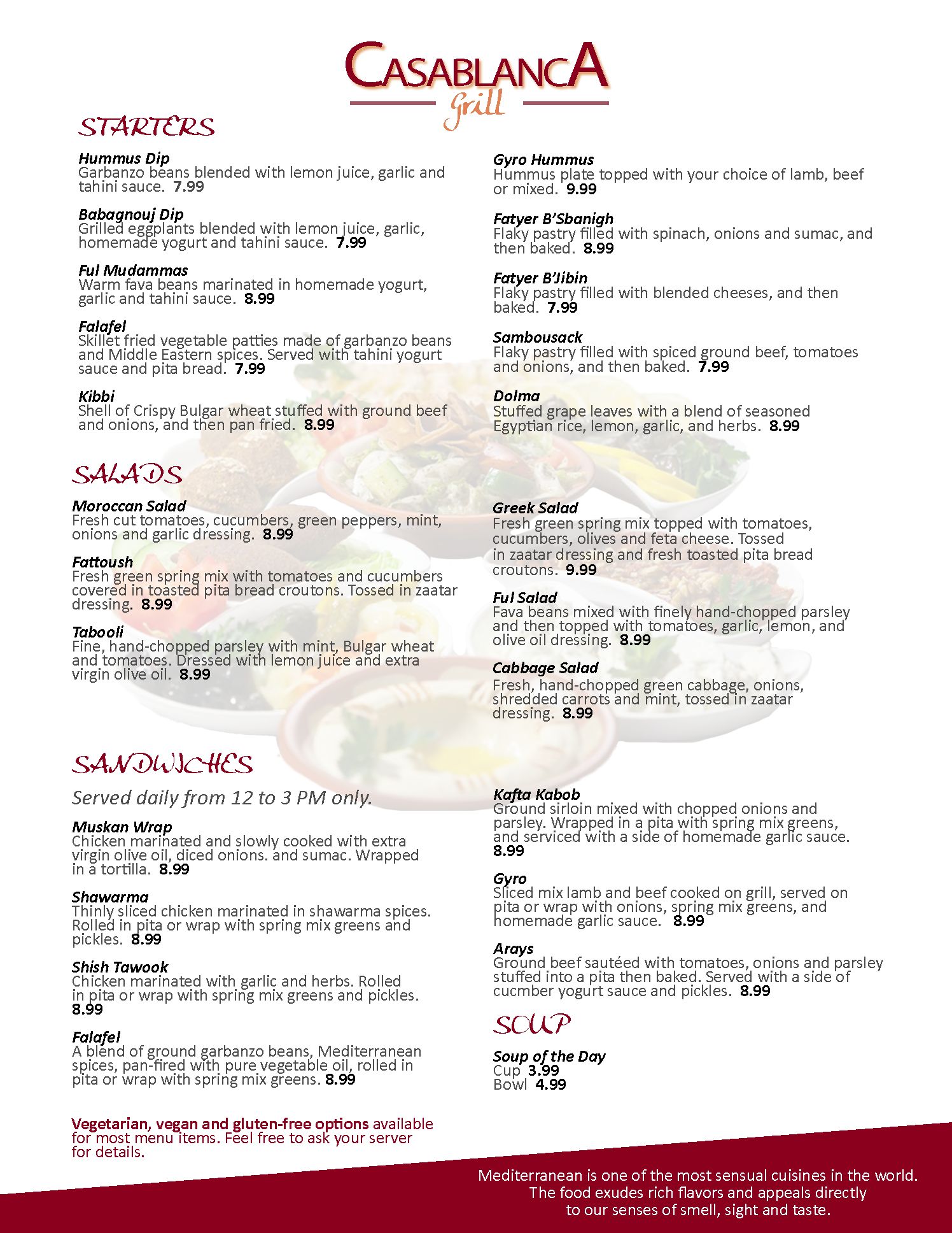 Casablanca Grill 2174 W 8th St, Erie