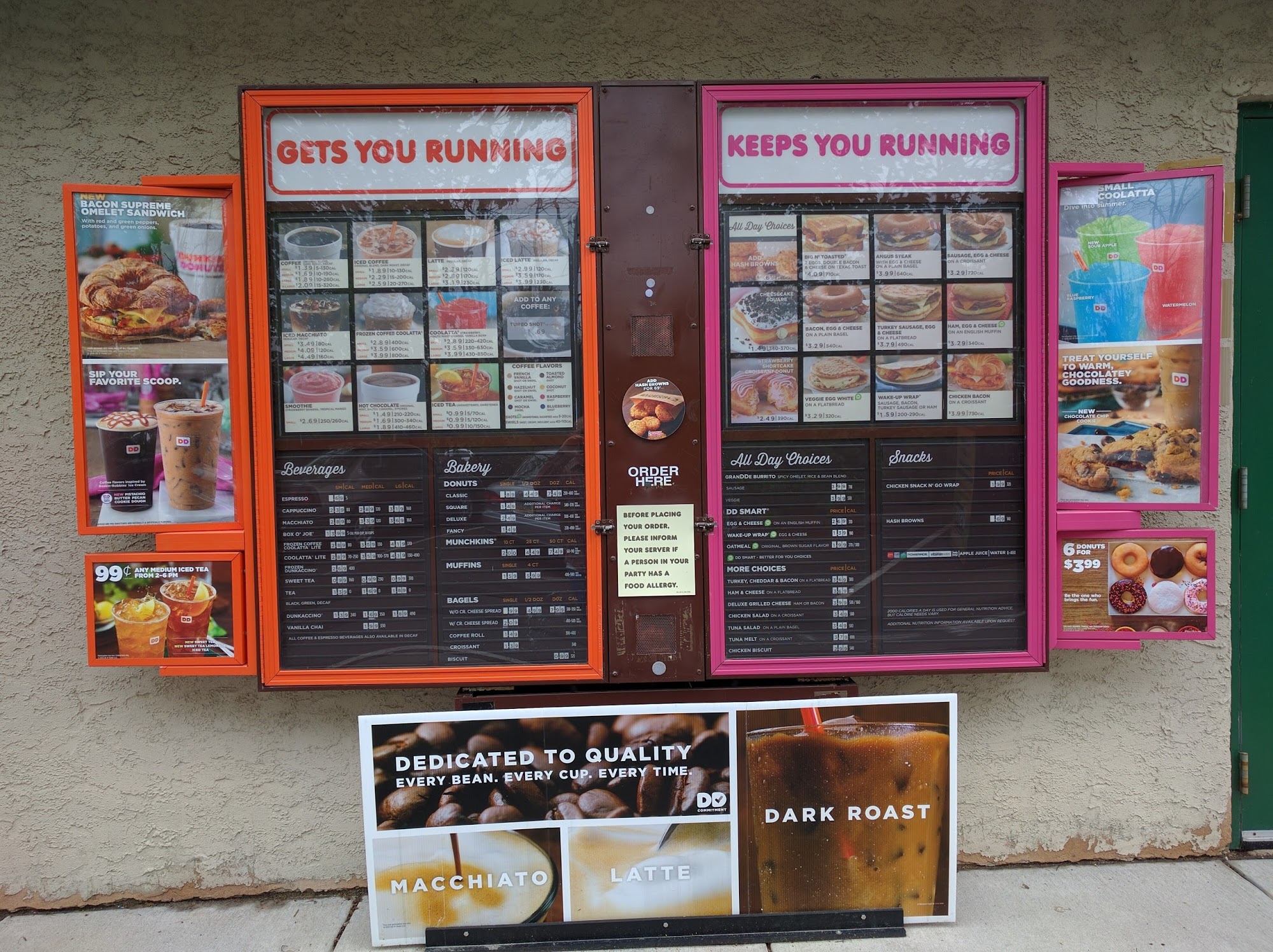Dunkin' Menu