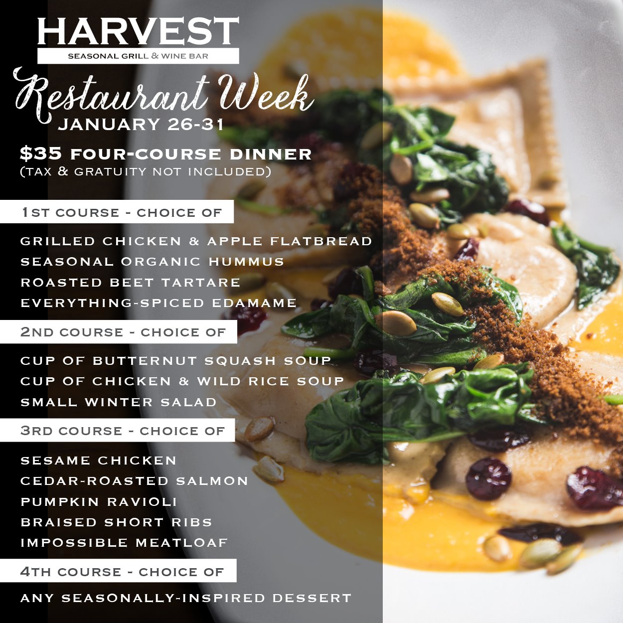 Harvest Seasonal Grill & Wine Bar- Harrisburg 2625 Brindle Dr, Harrisburg
