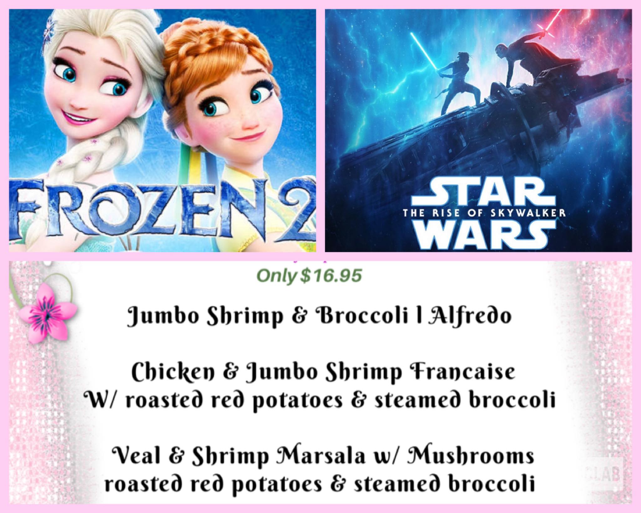 Cinema & Drafthouse, Inc. Menu