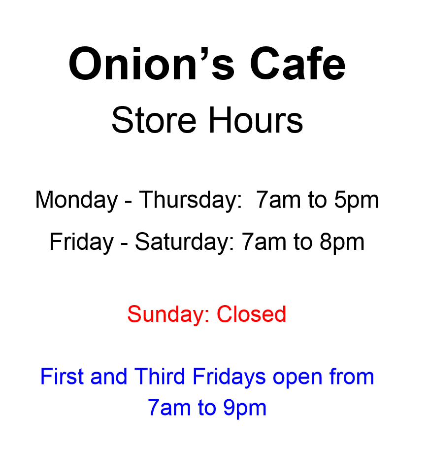 Onion's Cafe 340 N Queen St, Lancaster