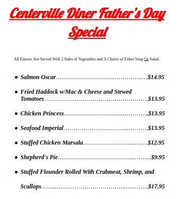 Centerville Diner 100 S Centerville Rd, Lancaster