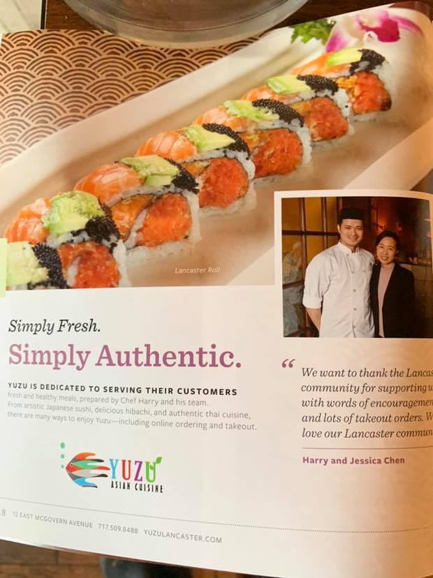Yuzu Asian Cuisine 12 E McGovern Ave, Lancaster