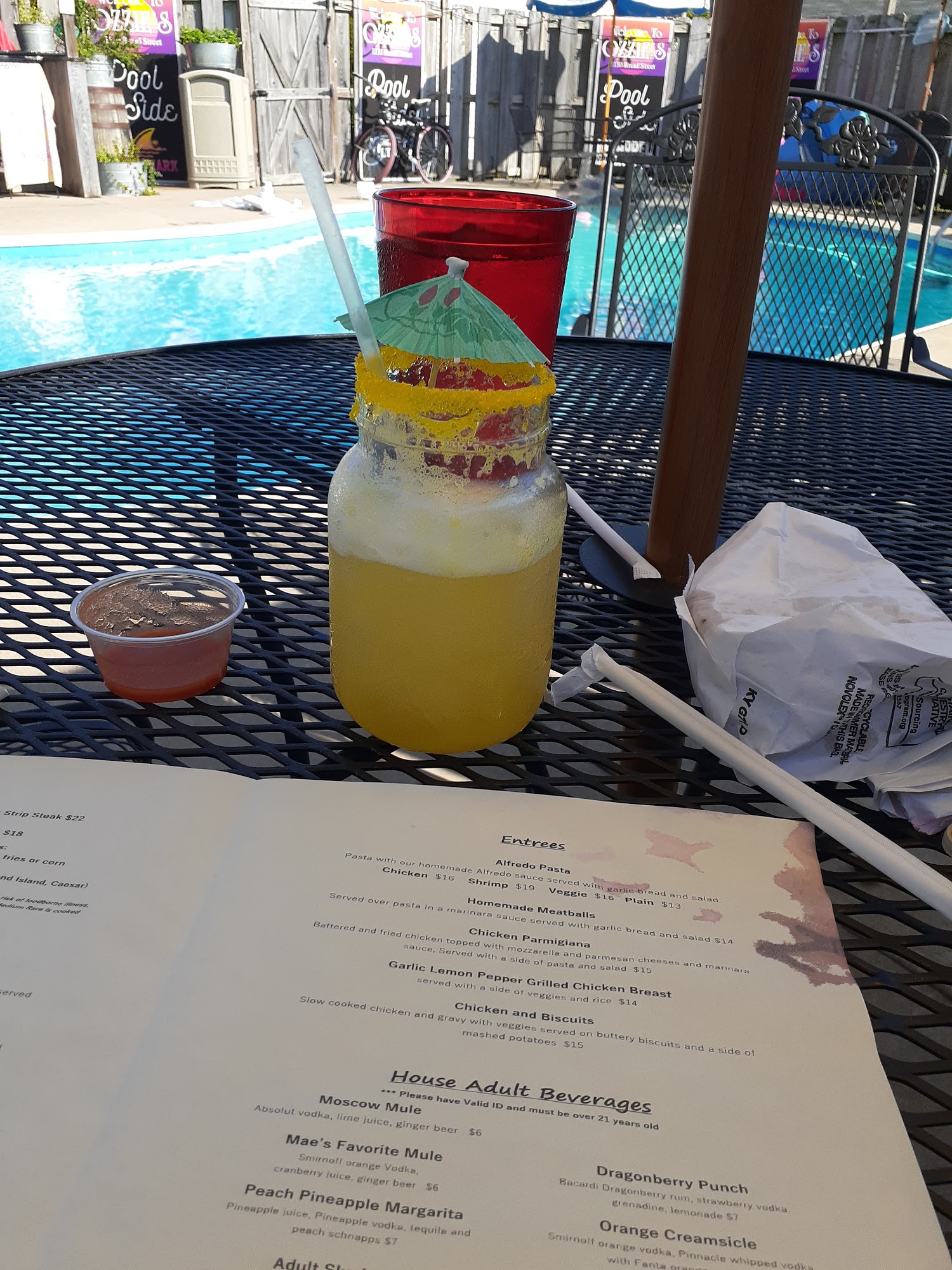 Ozzie's Bar and Grill Menu