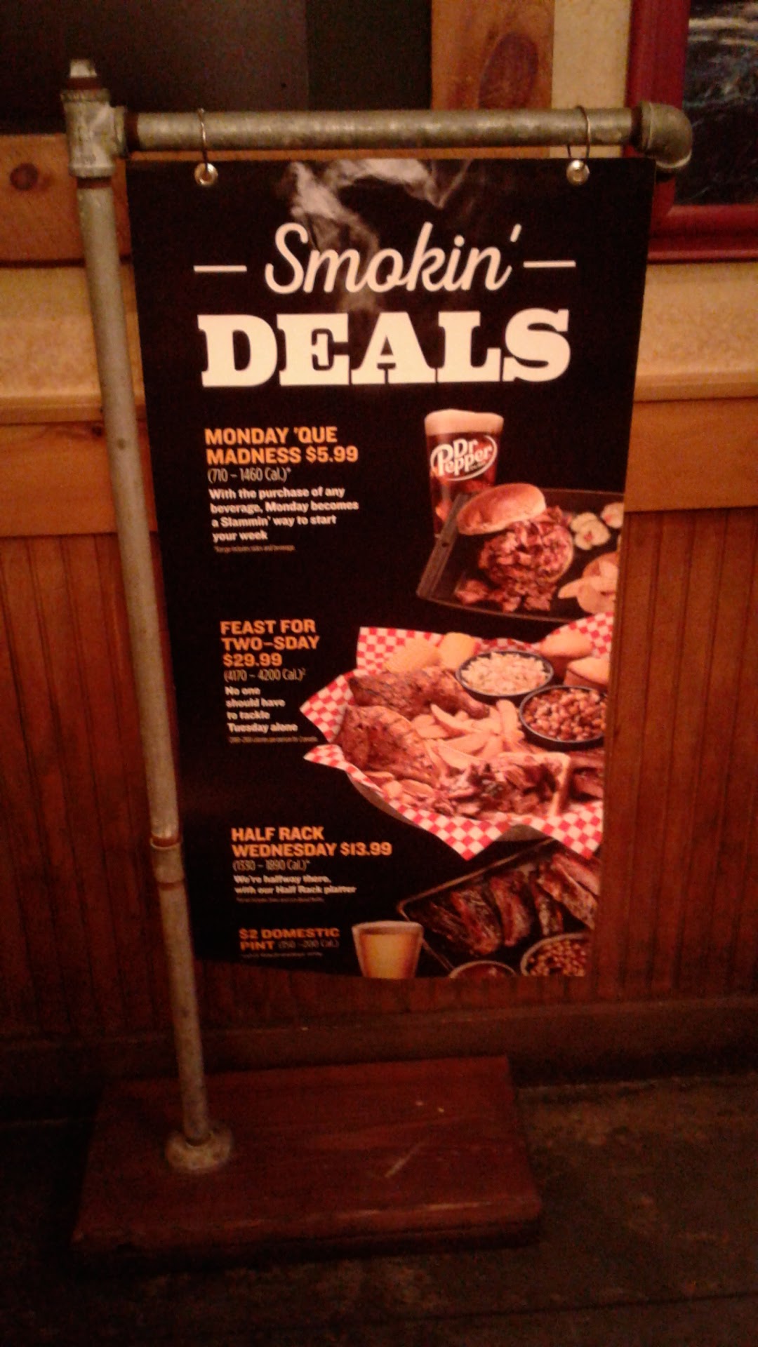 Famous Dave's Bar-B-Que Menu