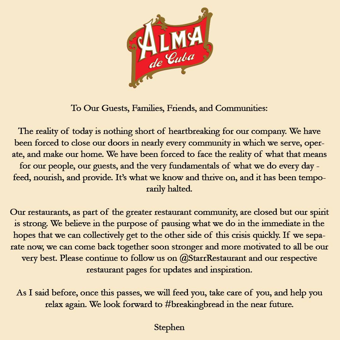 Alma de Cuba 1623 Walnut St, Philadelphia