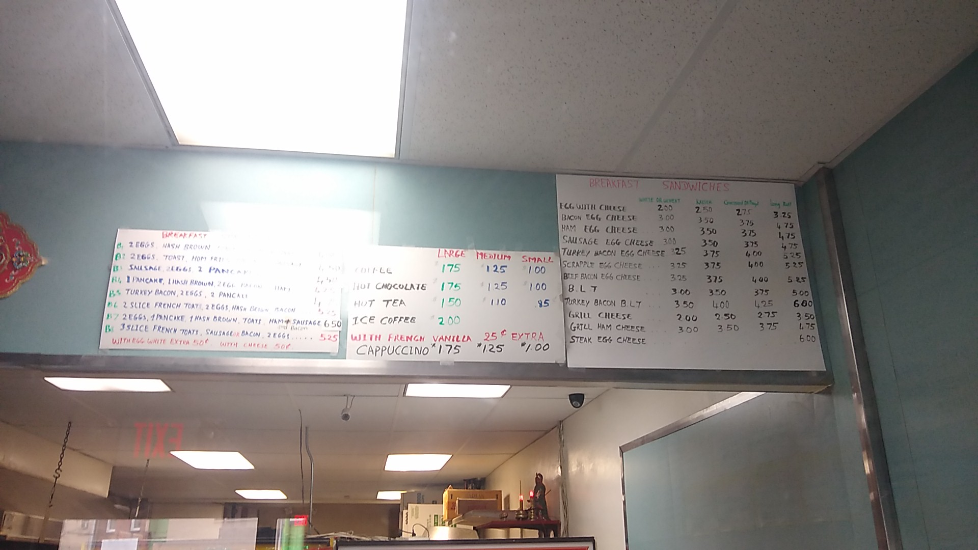 Lucky's Donut Menu
