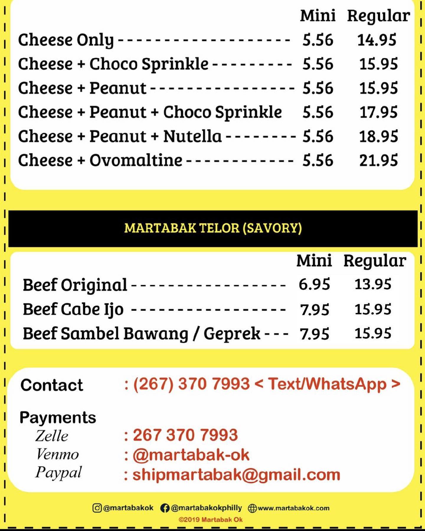 Martabak Ok 1801 Washington Ave unit D, Philadelphia