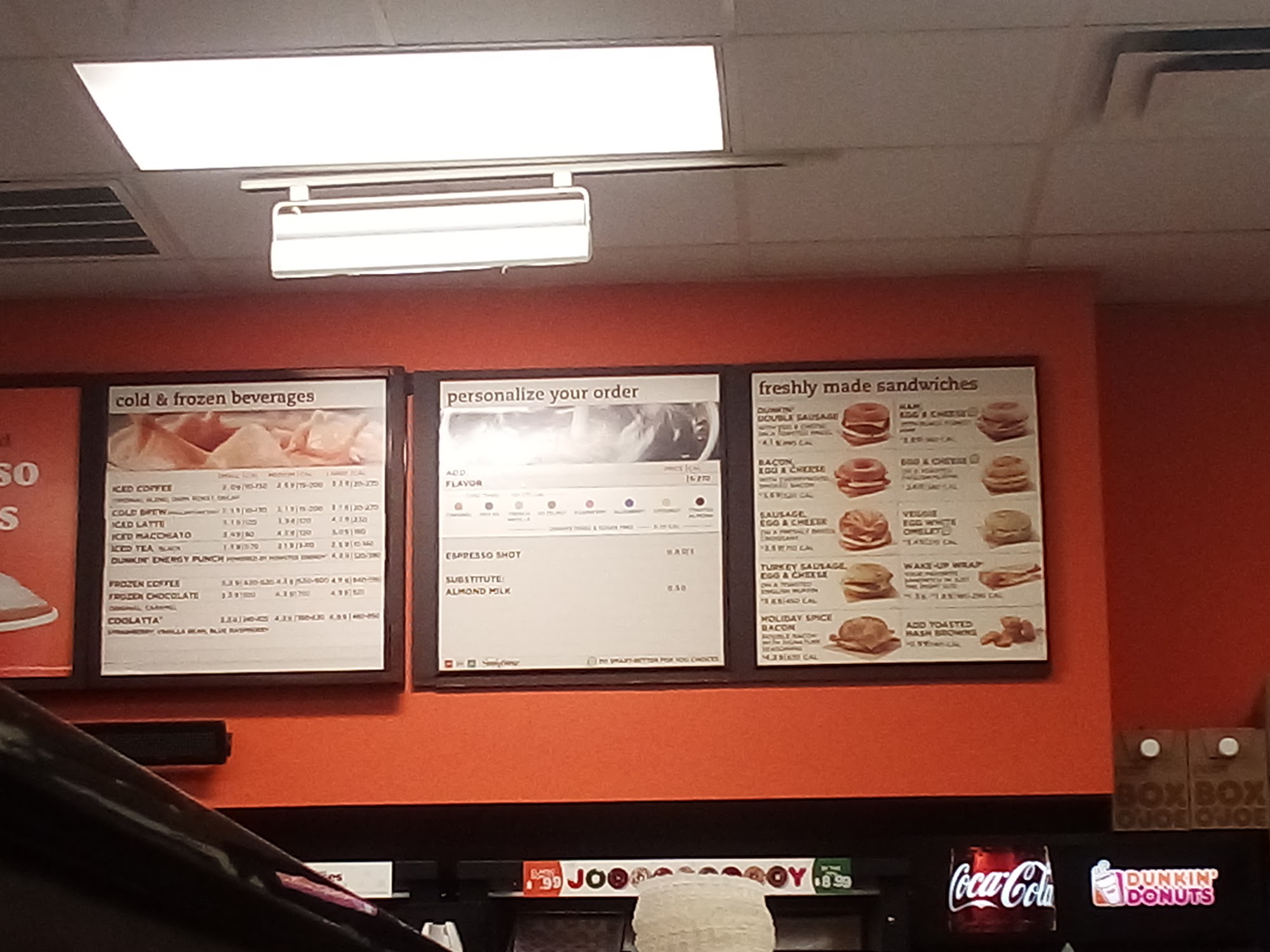 Dunkin' Menu