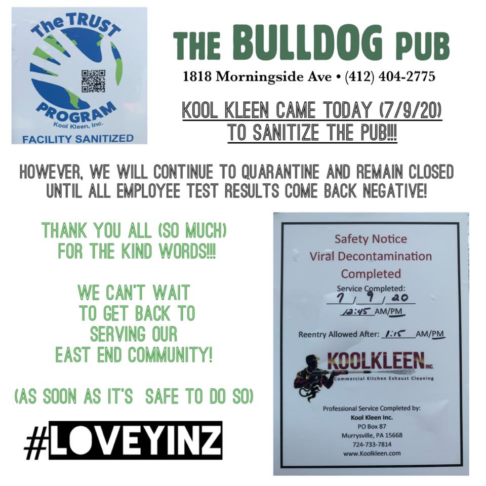 The Bulldog Pub 1818 Morningside Ave, Pittsburgh