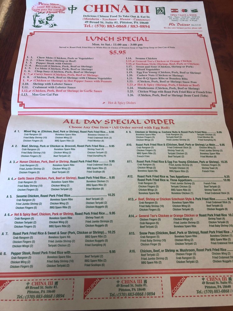 Featured image of post Fuji Pittston Menu