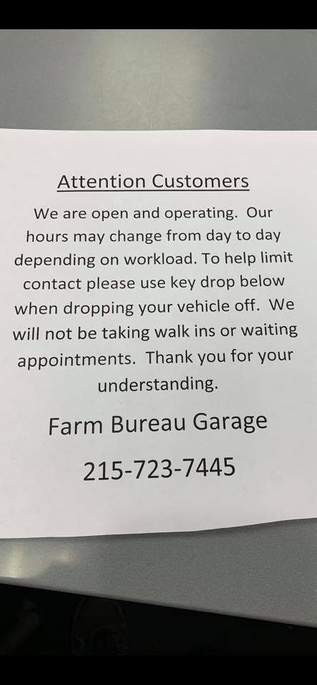 Farm Bureau Garage