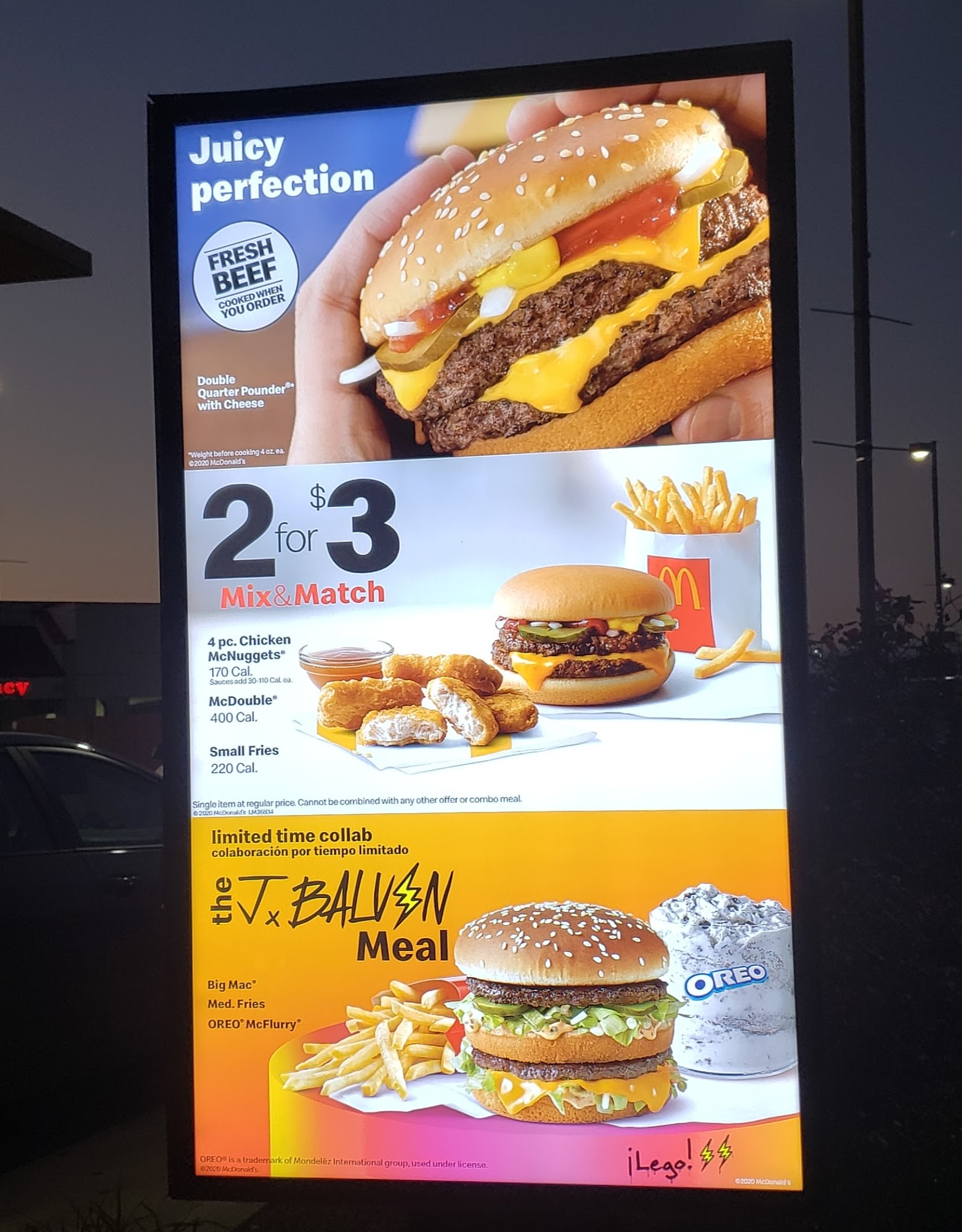 McDonald's Menu