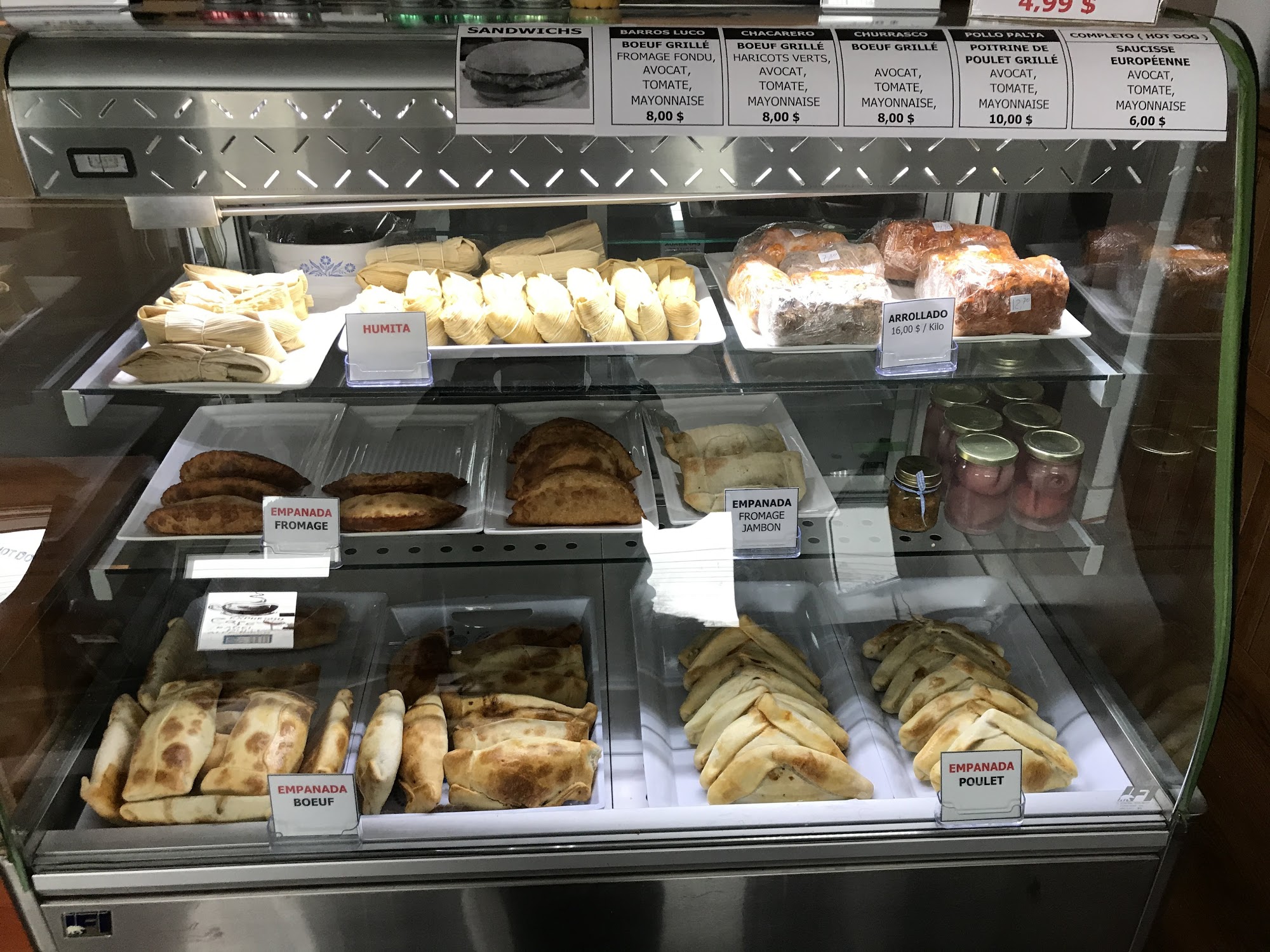 L&L Empanadas Menu