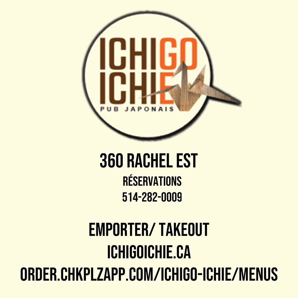 Ichigo Ichie Izakaya 360 Rue Rachel E, Montréal
