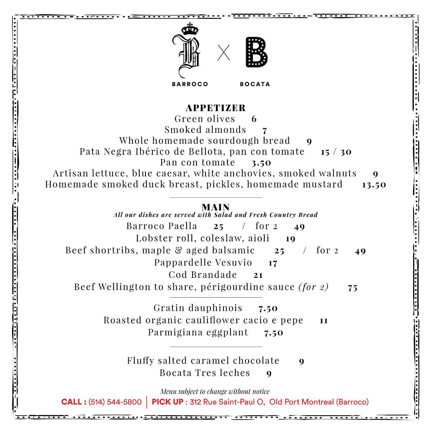 Bocata X Super Loco (pop-up) 310 Saint-Paul St W, Montreal
