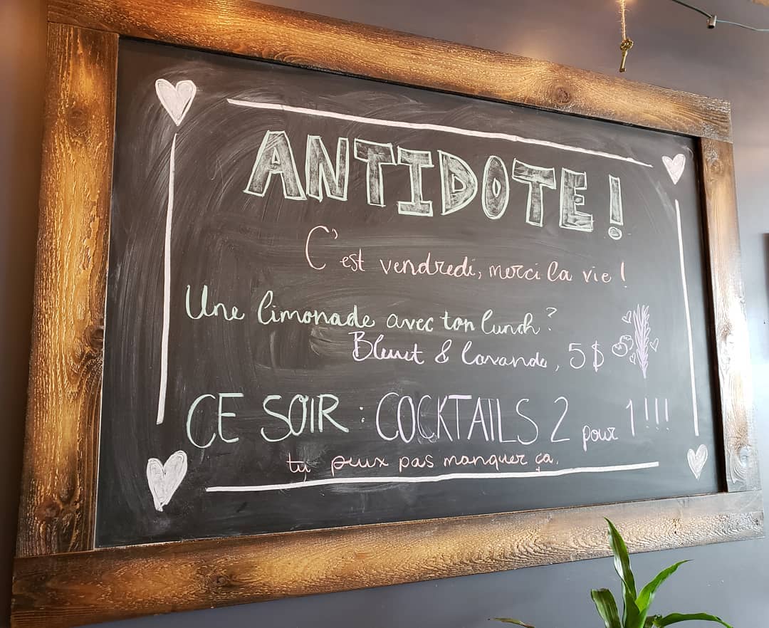 Antidote Bouffe Végane 3459 Ontario St E, Montreal