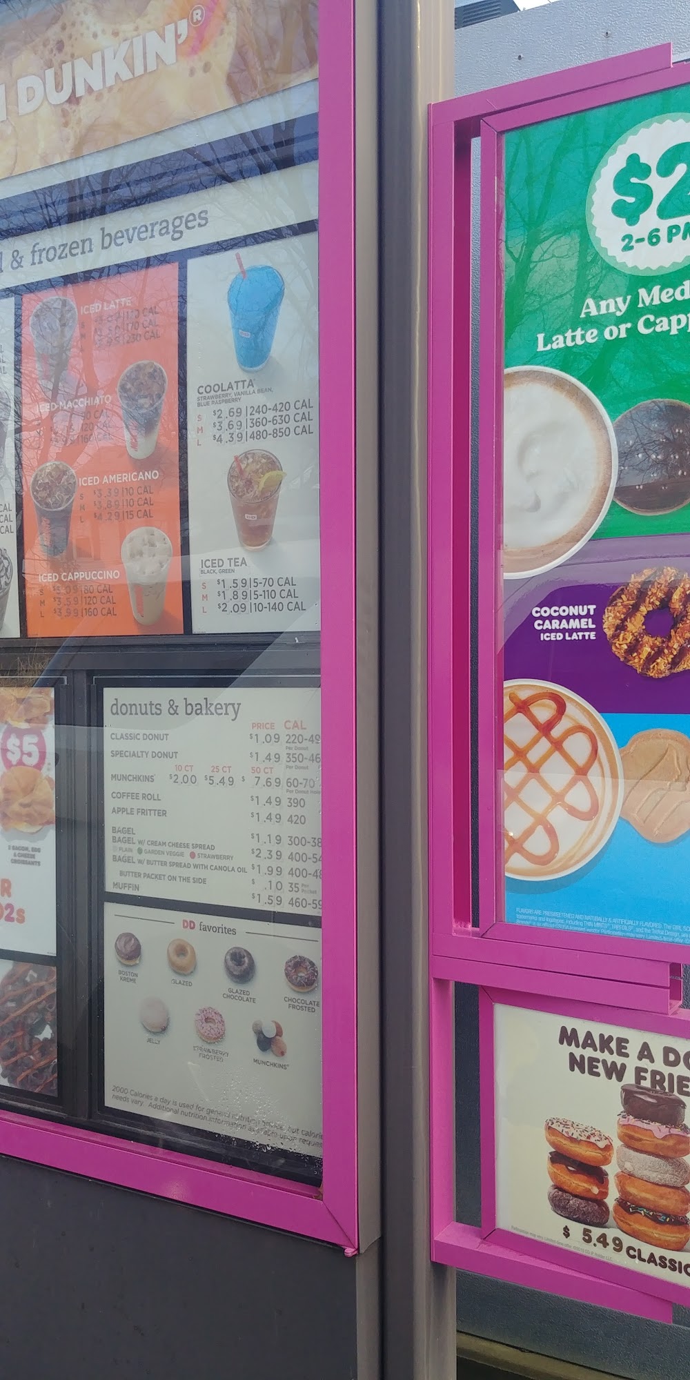 Dunkin' Menu