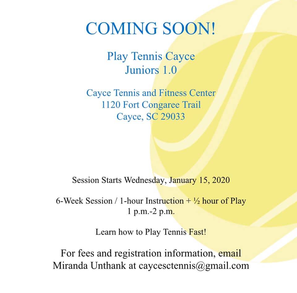 Cayce Tennis & Fitness Center 1120 Fort Congaree Trail, Cayce