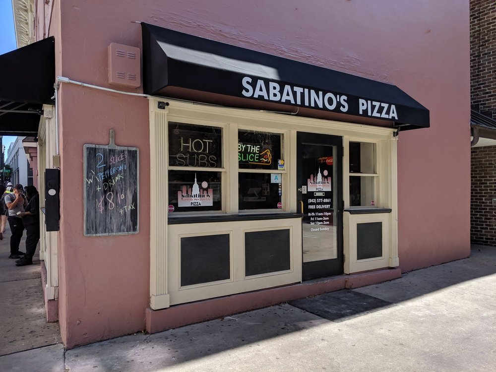 Sabatinos Authentic New York City Pizza 151 Calhoun St, Charleston