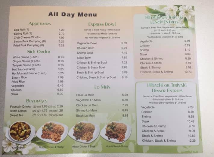 Hibachi Hut 2408 Ashley River Rd unit y, Charleston