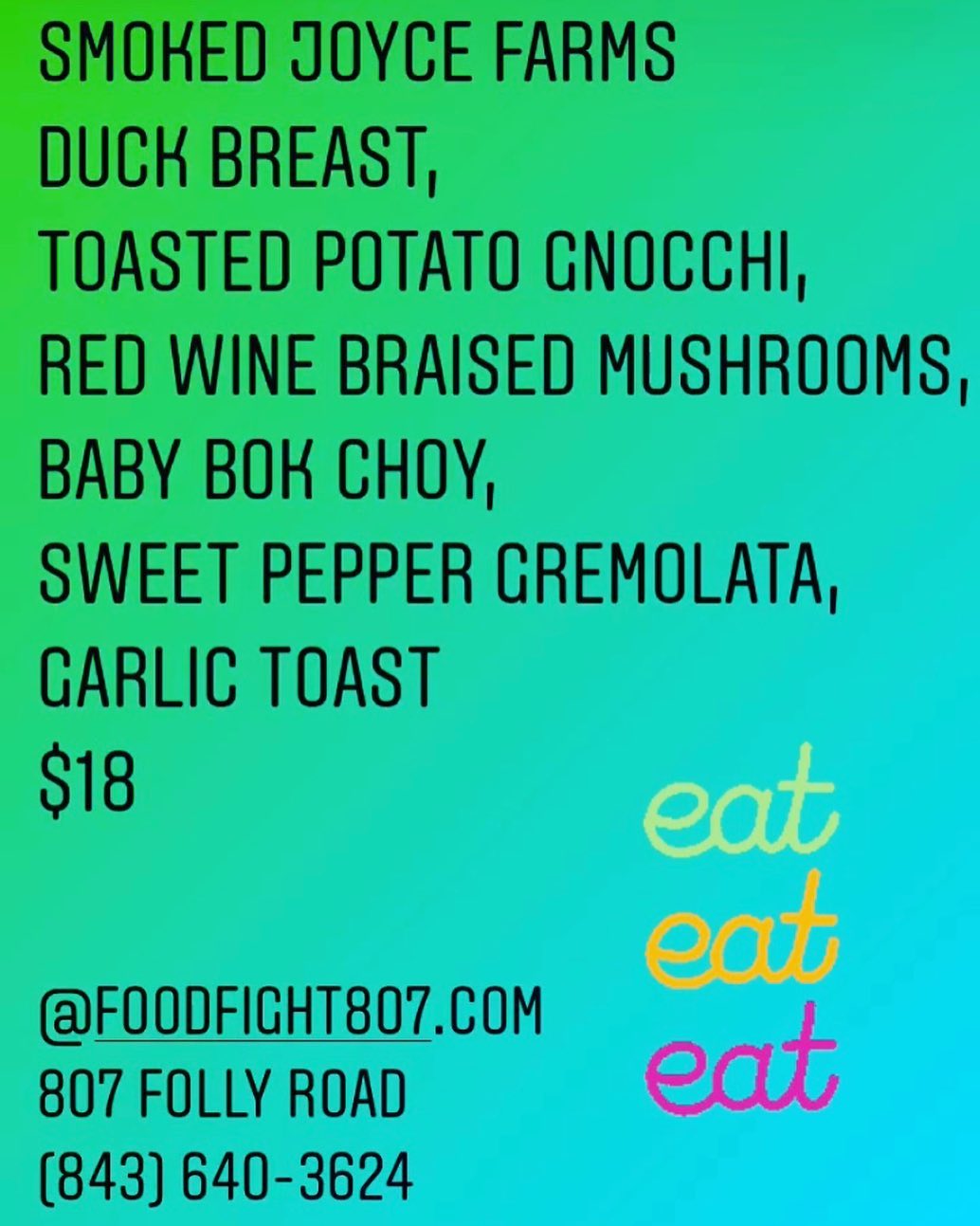 Food Fight 807 Folly Rd, Charleston