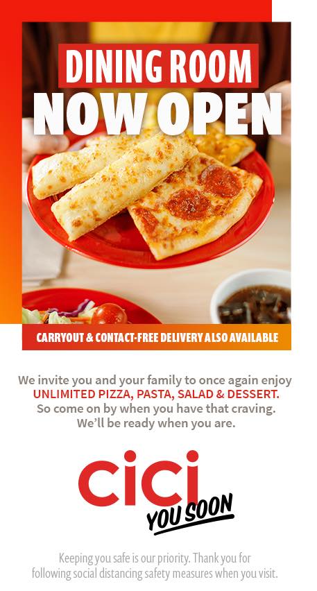 Cicis Pizza 715 Fashion Dr Suite 4, Columbia