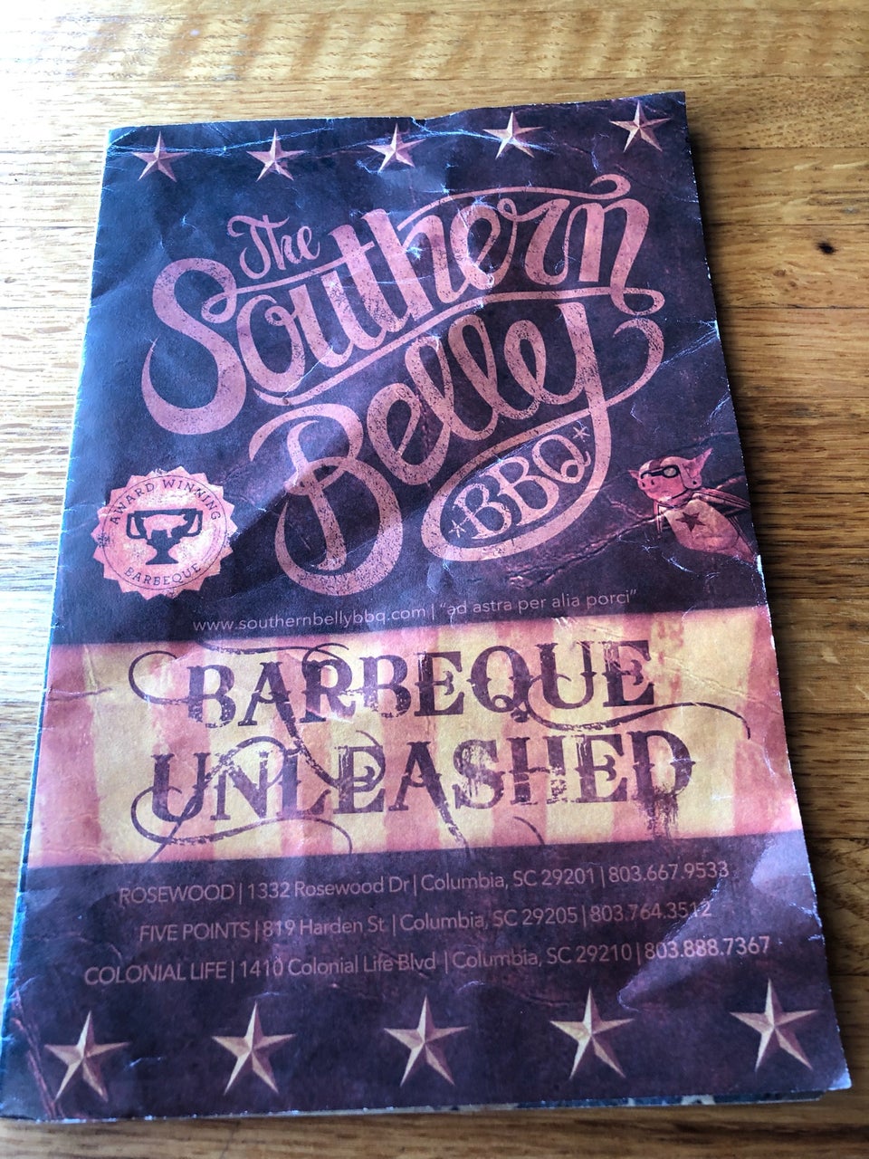 The Southern Belly BBQ 1410 Colonial Life Blvd W, Columbia