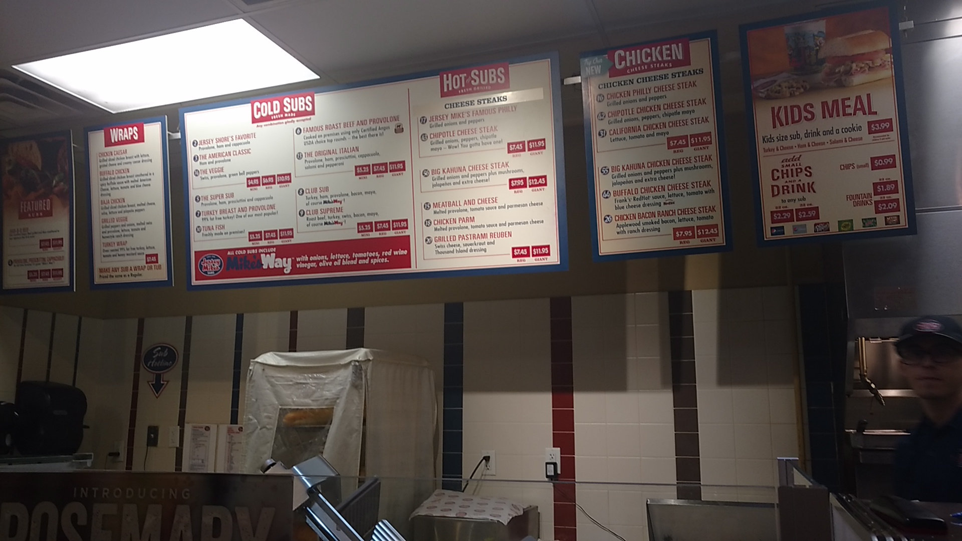 Jersey Mike's Subs Menu