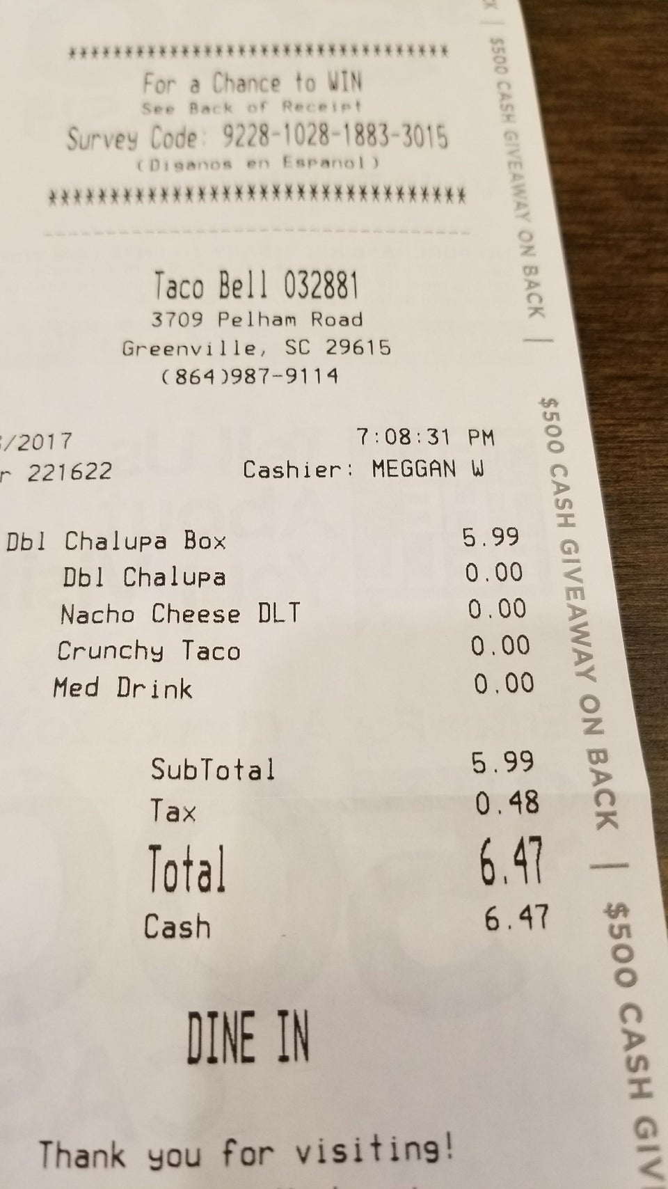 Taco Bell Menu