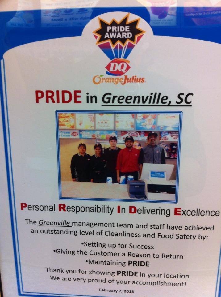 Dairy Queen 1806 W Blue Ridge Dr, Greenville