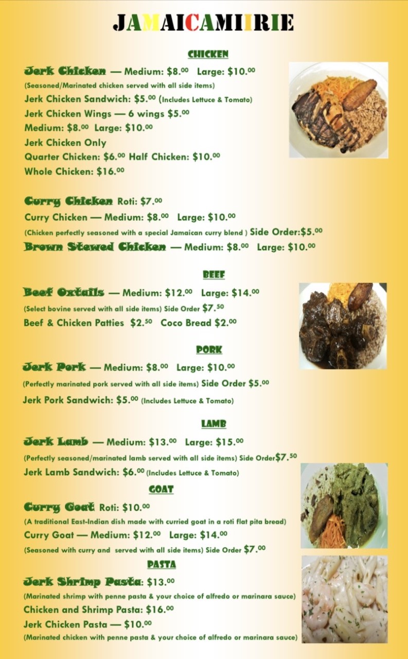 Jamaica Mi Irie 28 S Main St, Greenville