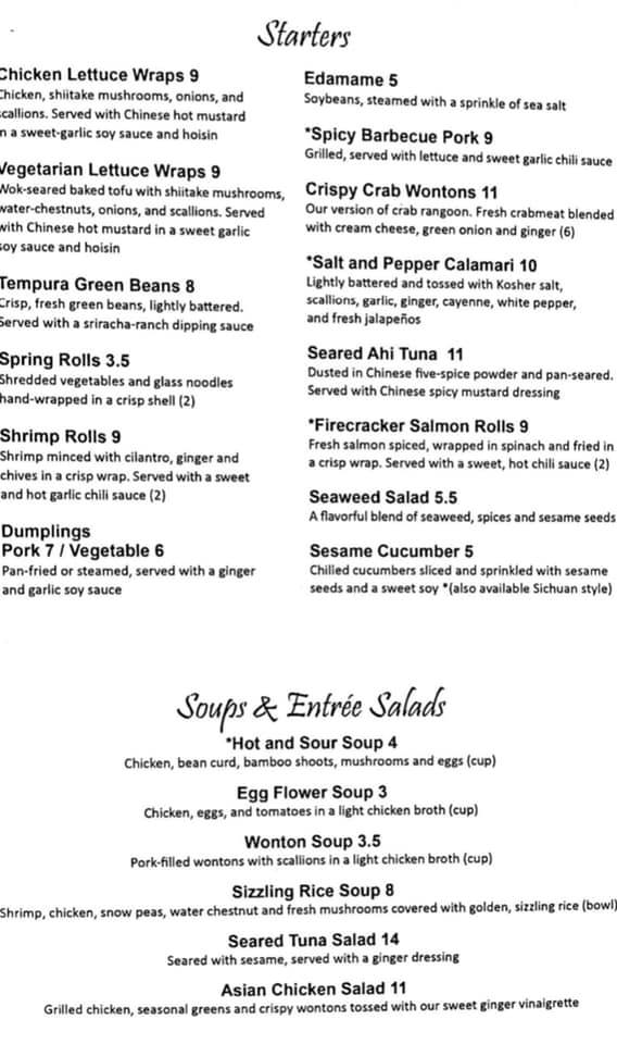Lieu's Chinese Bistro 1149 Woodruff Rd, Greenville
