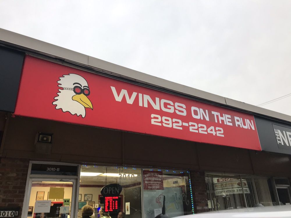 WINGS ON THE RUN 3010b E North St, Greenville