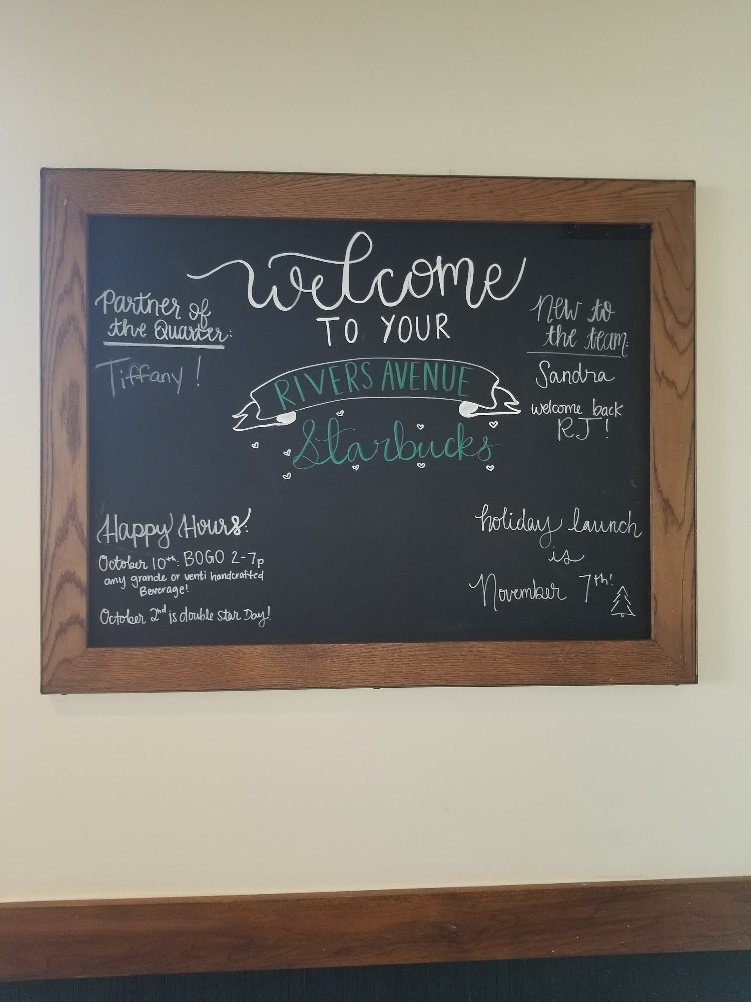 Starbucks Menu