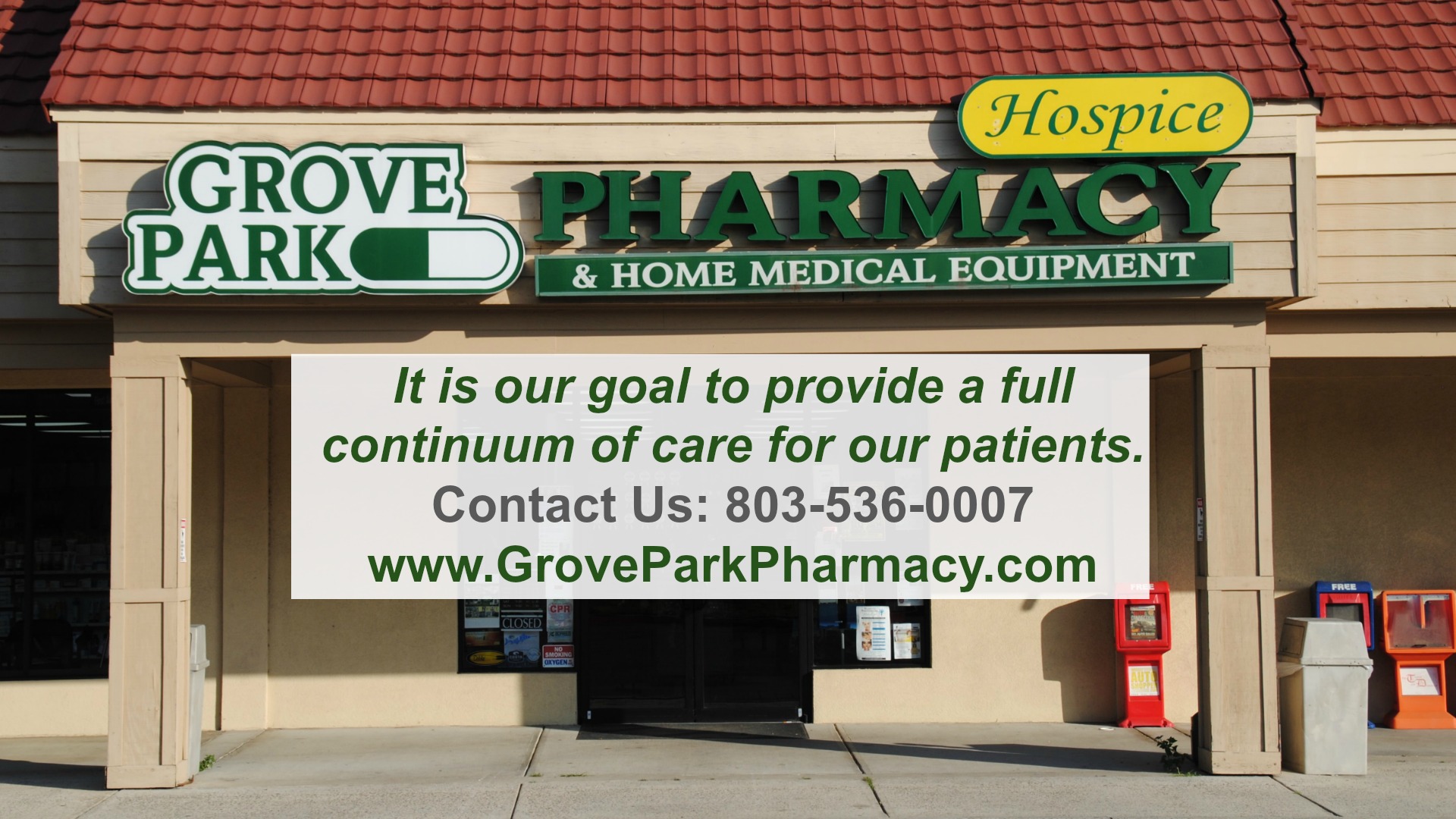 Grove Park Pharmacy, Medical Equipment, and Hospice Care