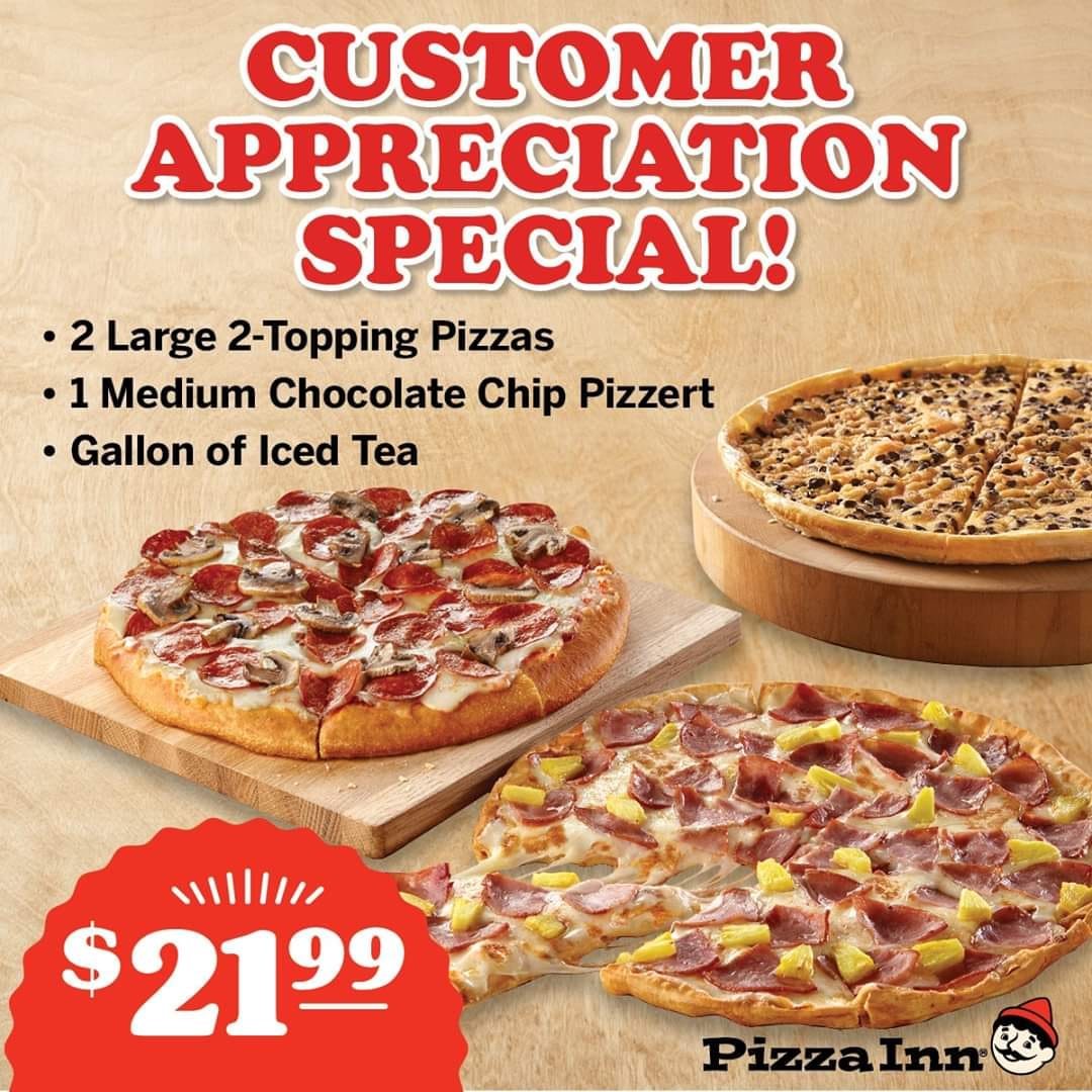 Pizza Inn Menu