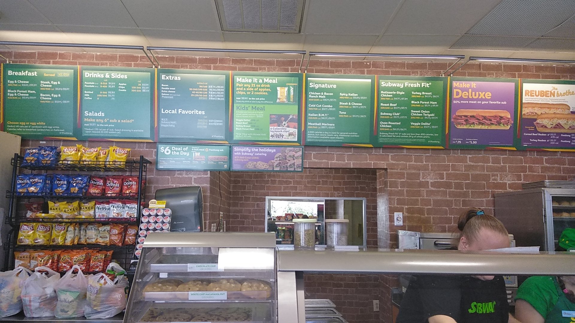 Subway Menu