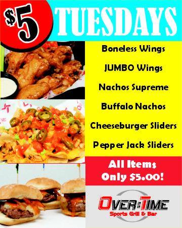 Overtime Sports Grill 4529 E 26th St, Sioux Falls