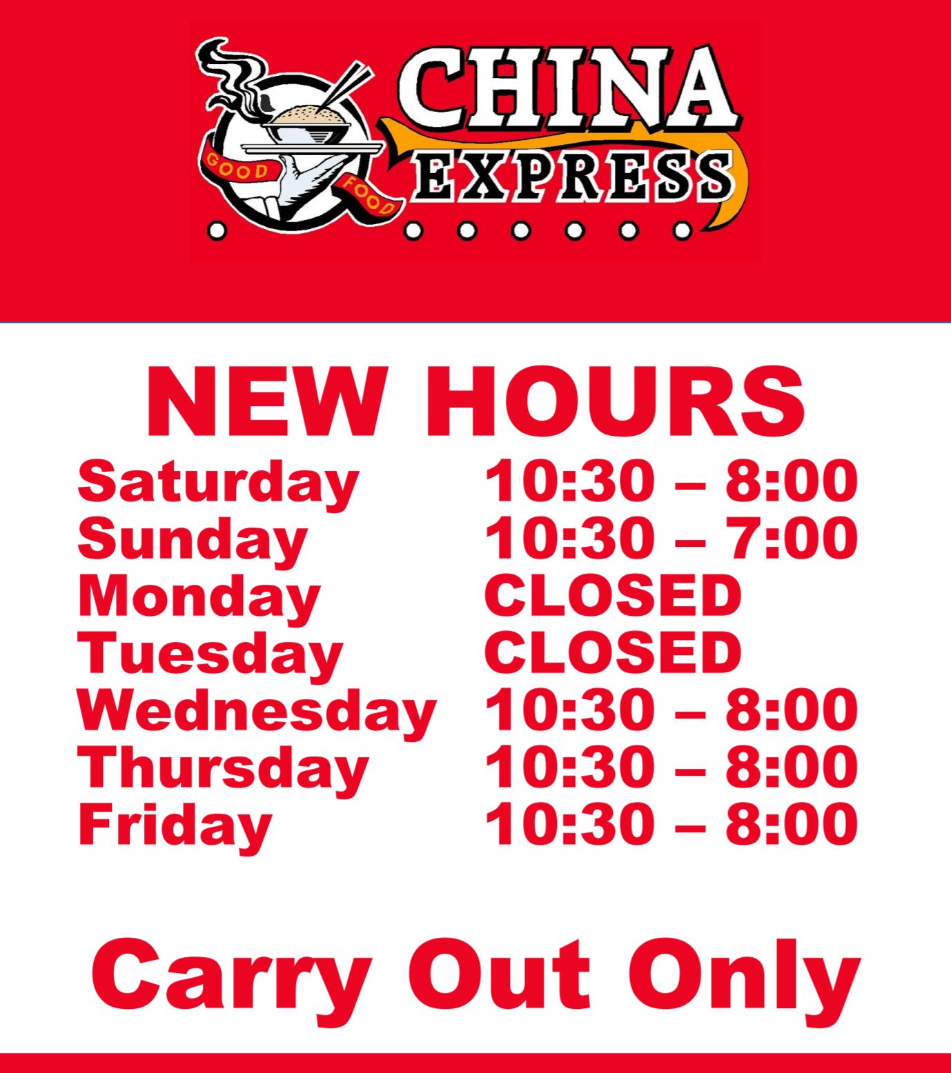 China Express 2302 W 41st St, Sioux Falls