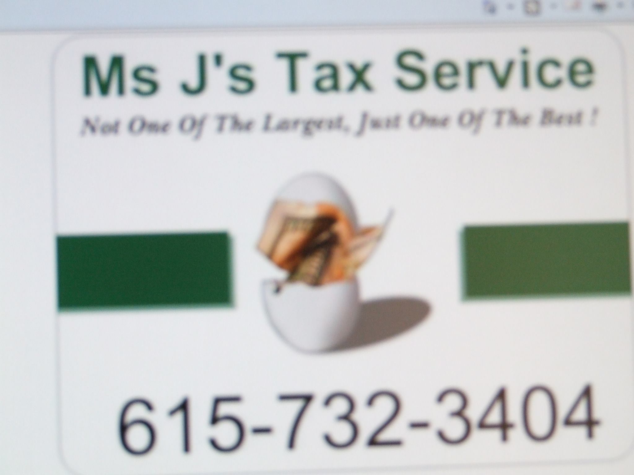 Ms J's Tax Service