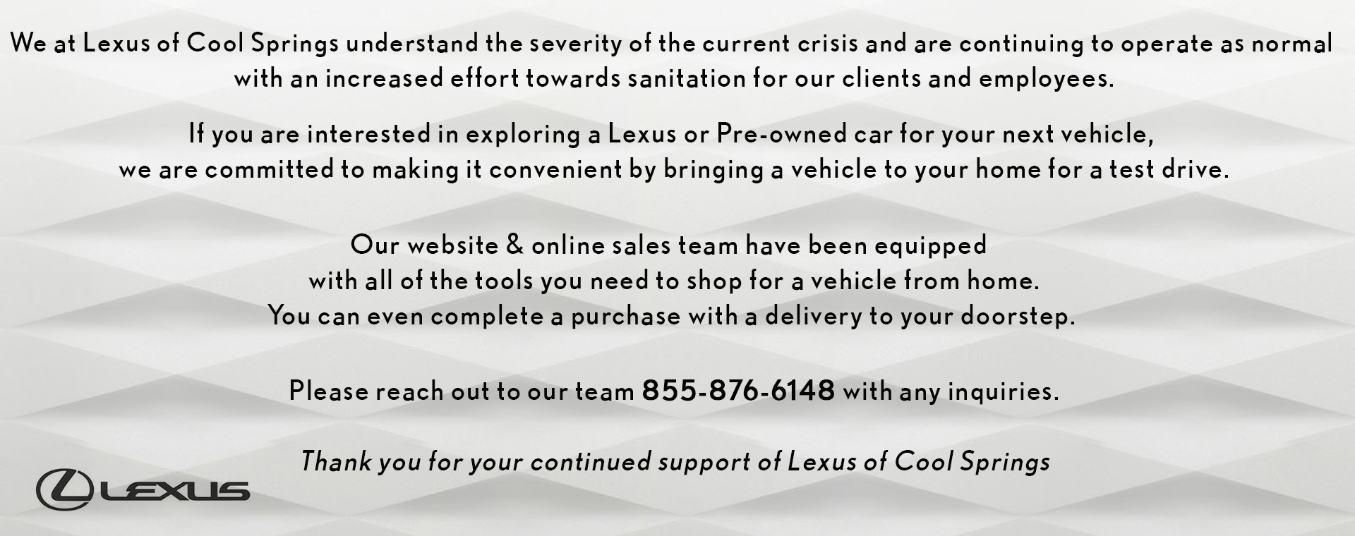 Lexus Service Appointments
