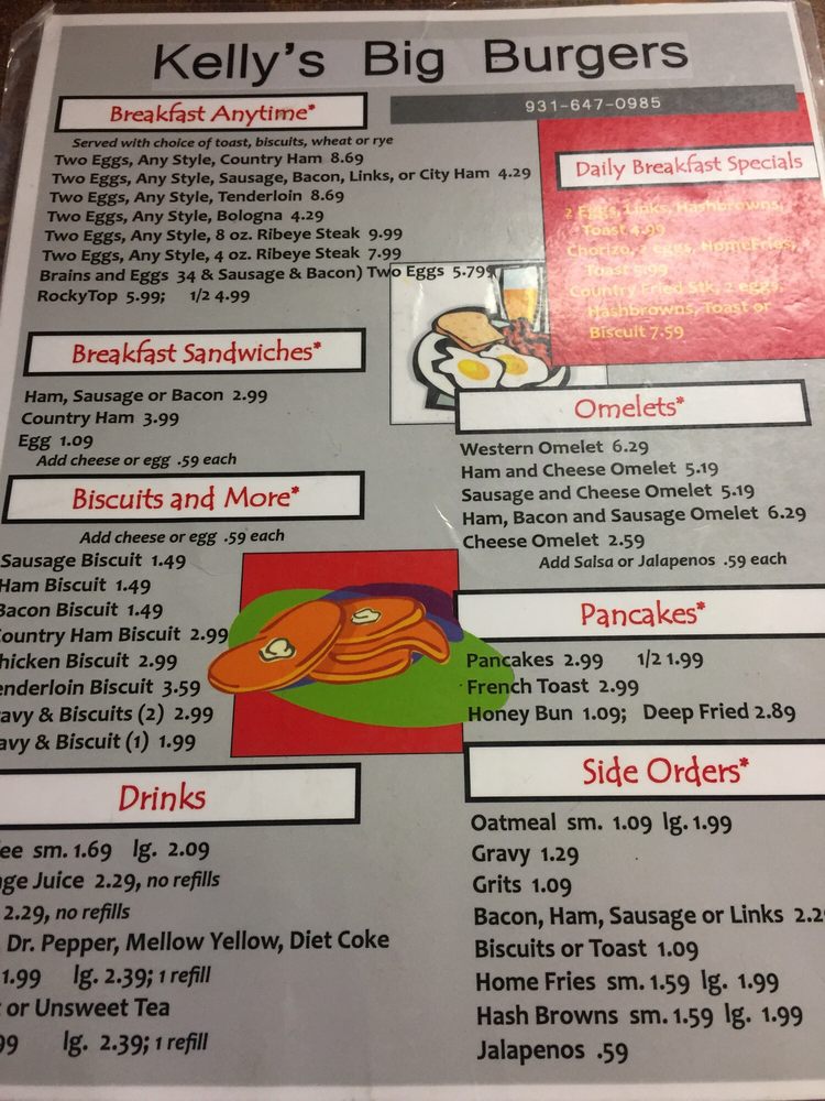 Kelly's Big Burger 405 N Riverside Dr, Clarksville